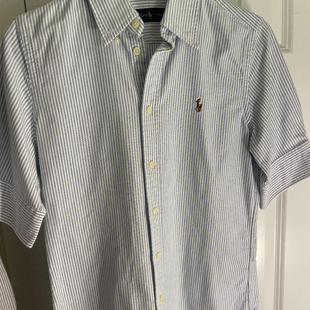 Polo shirt. Worn once.  Excellent condition